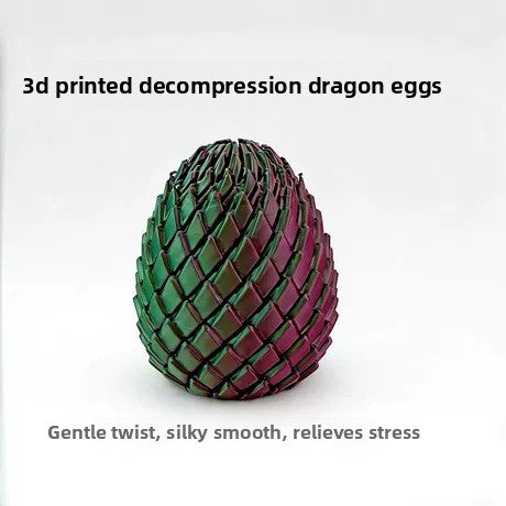 3D Printed Dragon Egg Transformable Stress Relief Toy