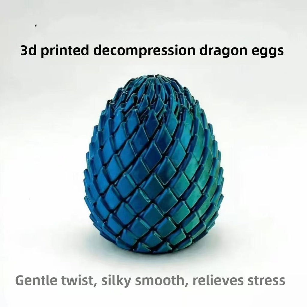 3D Printed Dragon Egg Transformable Stress Relief Toy