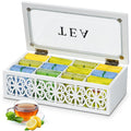 12 Compartment Tea Box Organizer