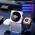 Rotating 3-in-1 Wireless Charger