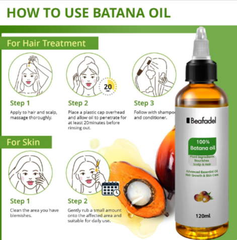 Pure Batana Hair Oil – 4 oz