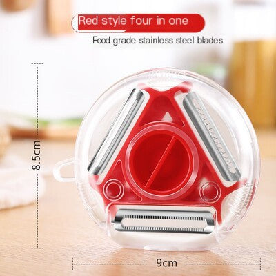 TrioRotate Peeler & Grater