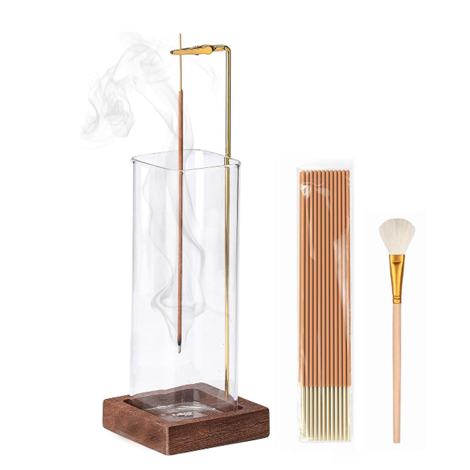 Incense Burner Set with Hanging Incense Holder and Backflow Incense Burner