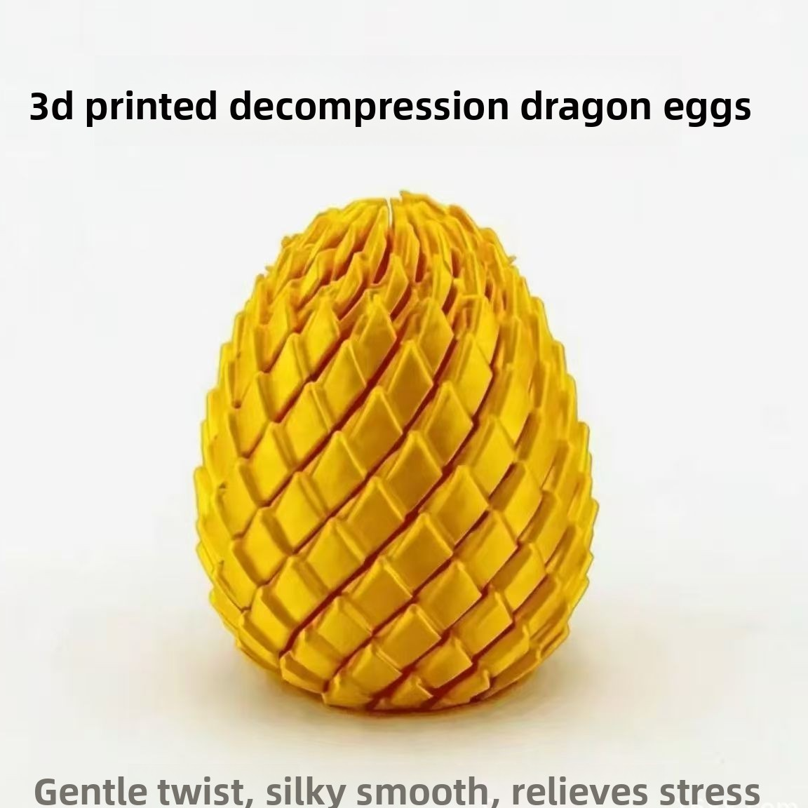 3D Printed Dragon Egg Transformable Stress Relief Toy